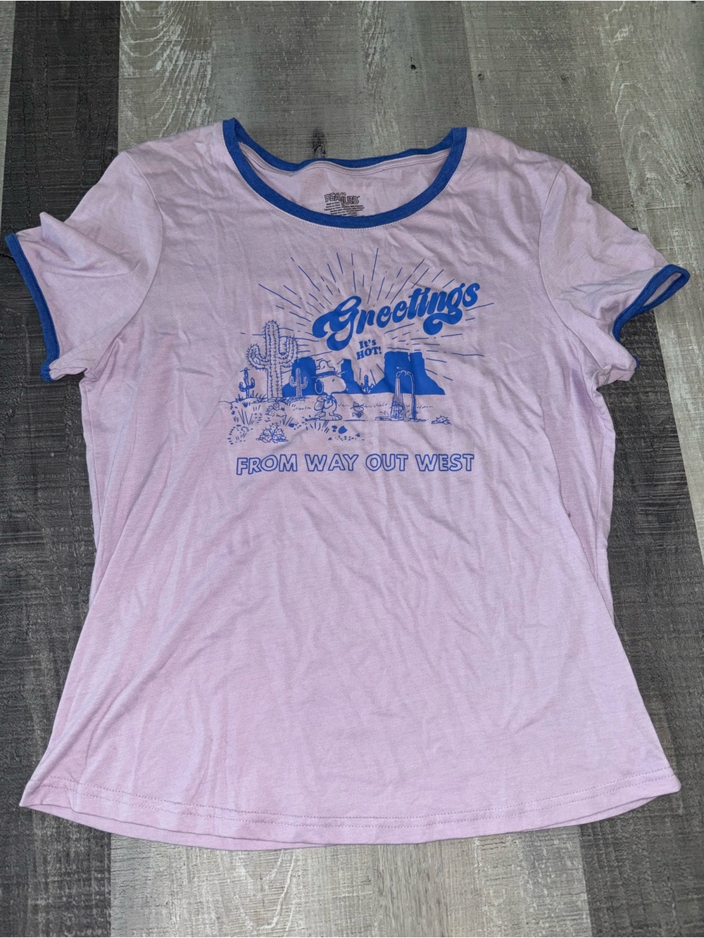 💜NEW Peanuts Purple Snoopy Graphic Tee